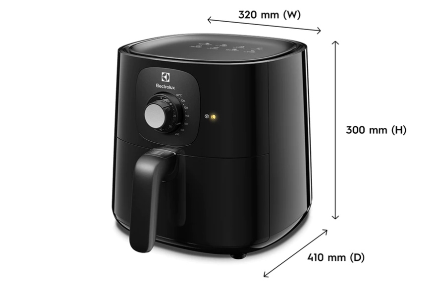 รีวิวหม้อทอดไร้น้ำมัน Electrolux UltimateTaste 300 / Explore (E3AF1-200B) ขนาด 5 ลิตร