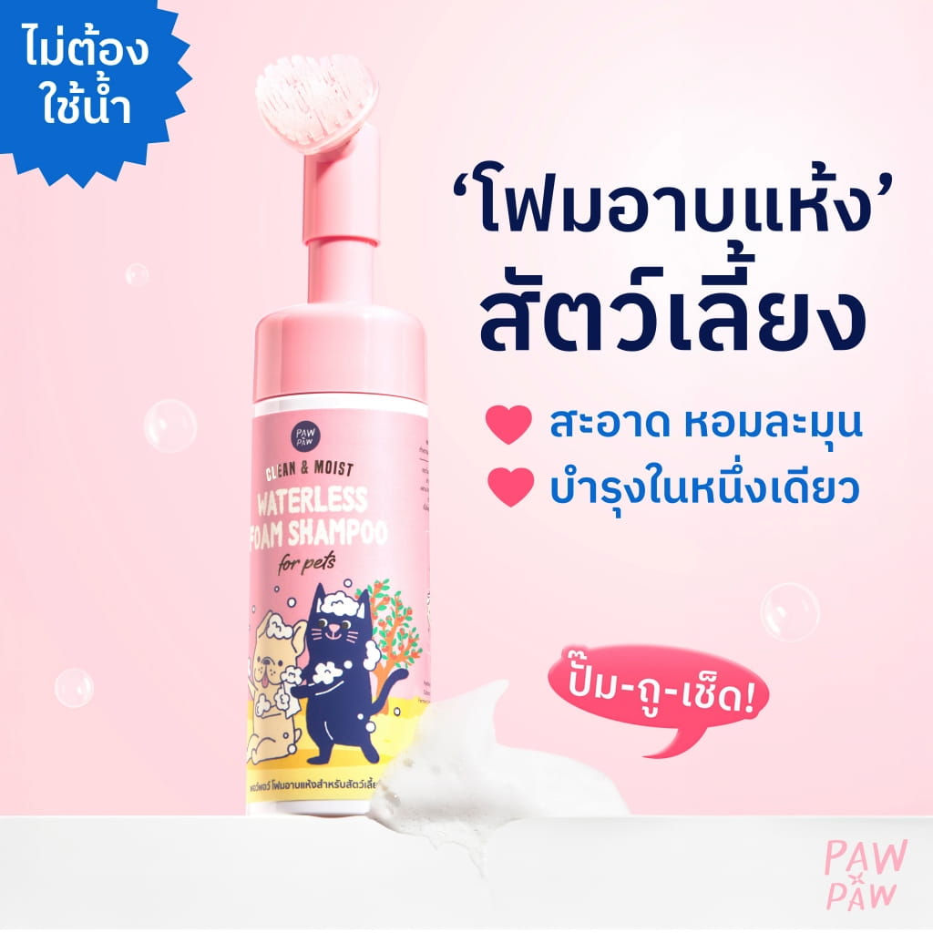 ประสิทธิภาพฟองโฟมมูสเนื้อละเอียด การบำรุงผิวและเส้นขน พร้อมการใช้งานที่หลากหลาย
