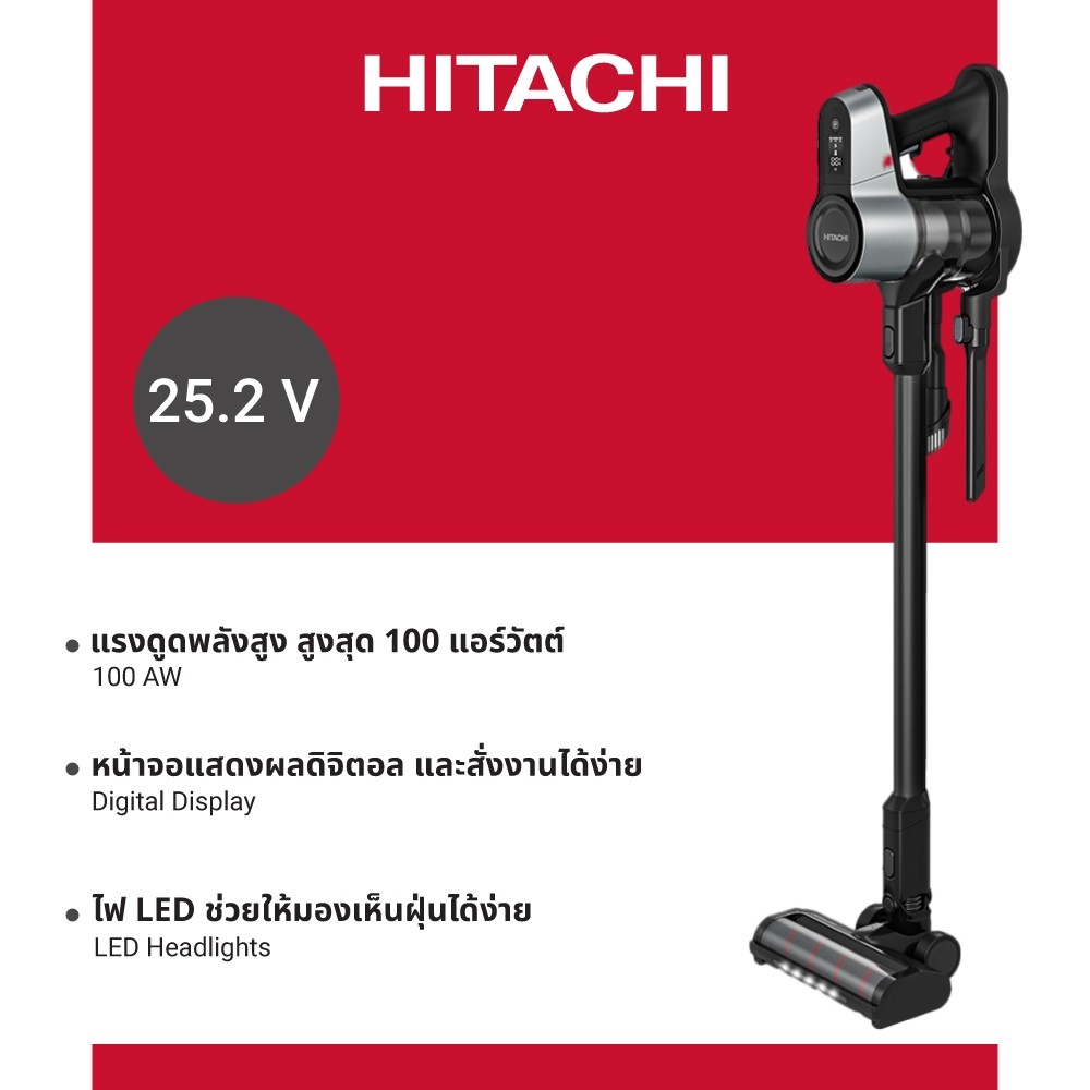 ภาพรวมและพลังดูดไซโคลน 100 แอร์วัตต์