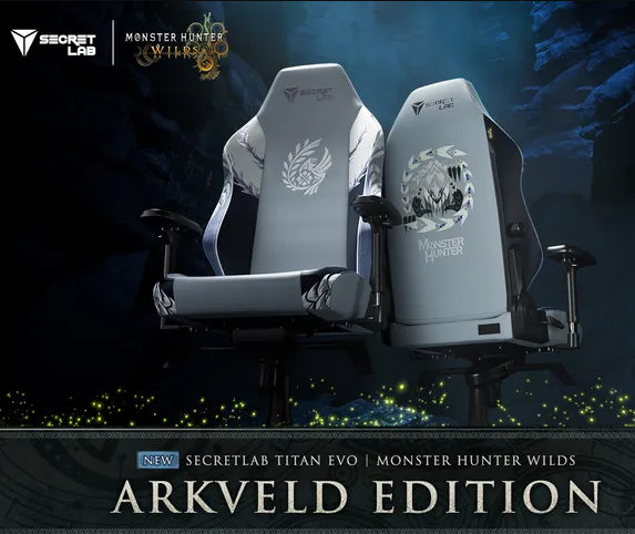 Secretlab TITAN Evo Ergonomic Chair — Monster Hunter Wilds Arkveld