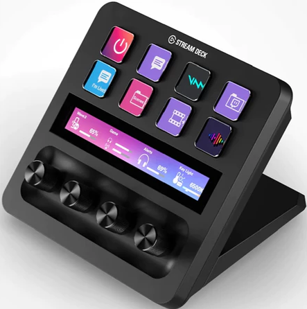 Elgato Stream Deck + Audio Mixer Production Console Studio Controller