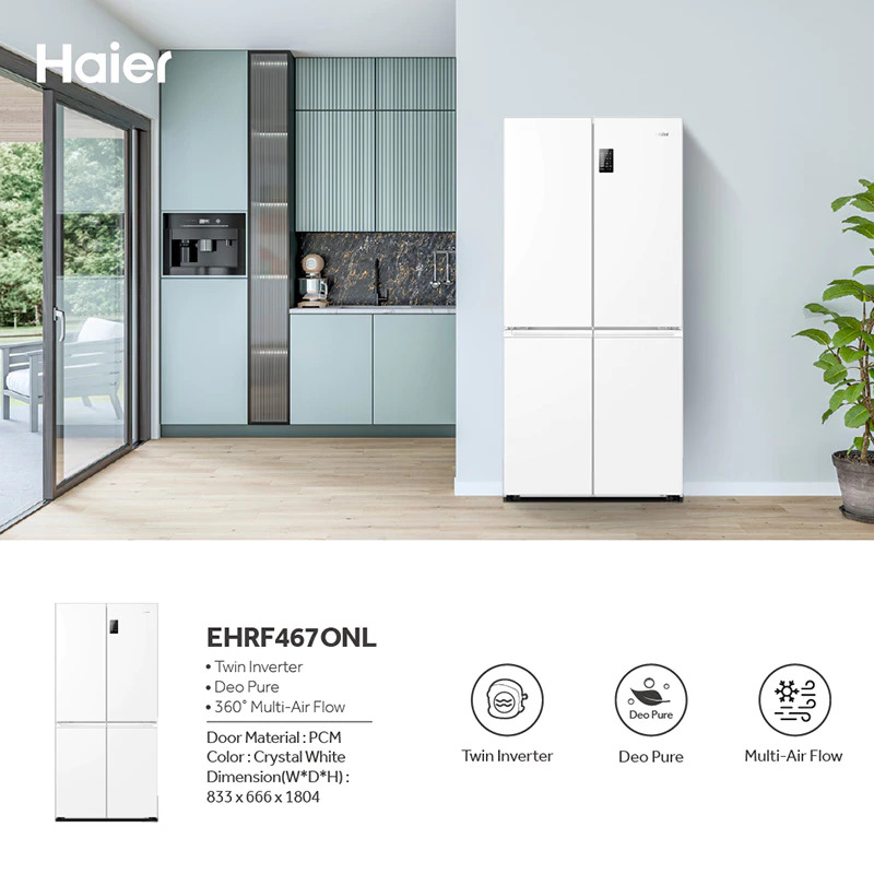 Haier EHRF467ONL 4 ประตู 16.1 Q