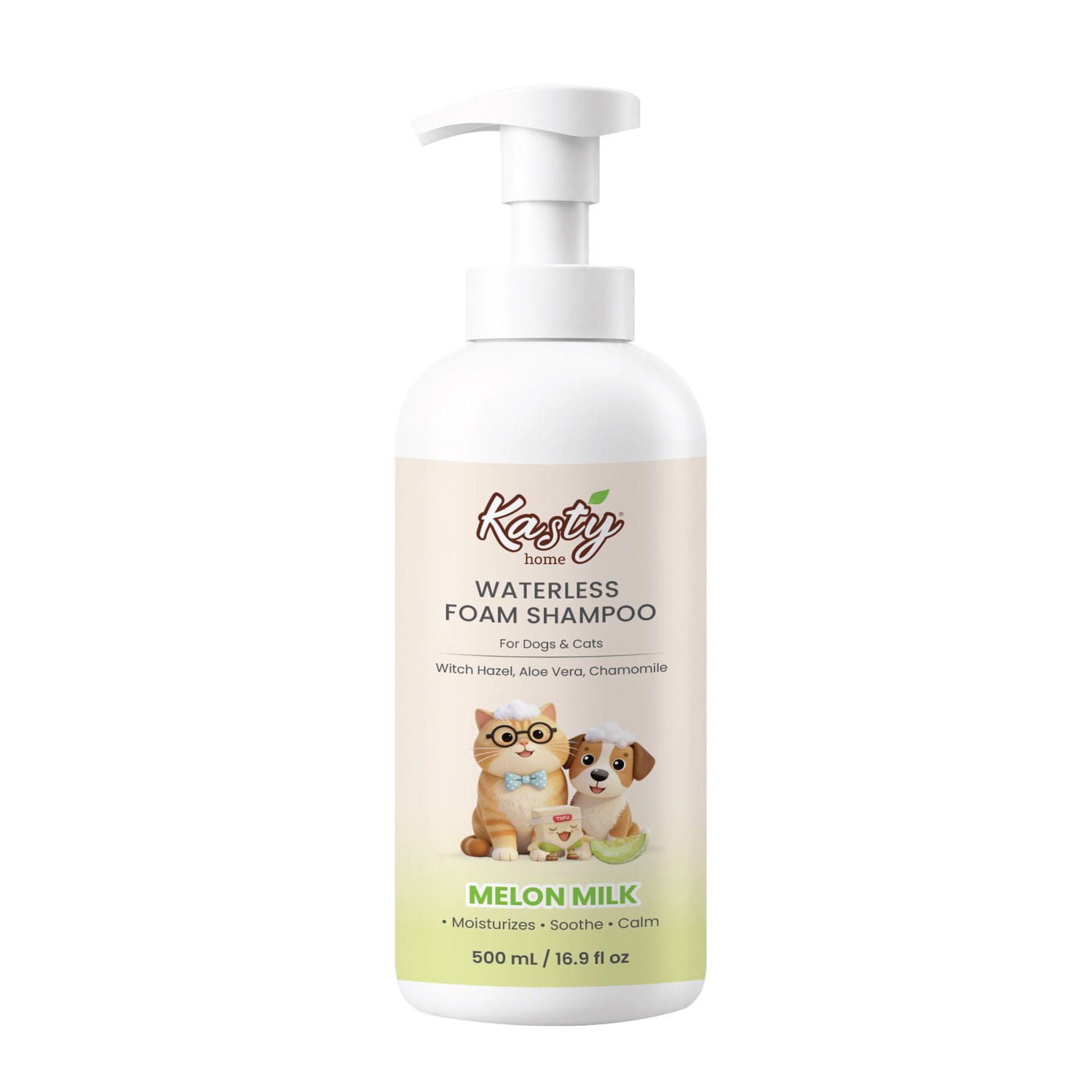 Kasty Home Waterless Cleansing Foam (แคสตี้ โฮม โฟมอาบน้ำแห้งสำหรับแมว สูตรสารสกัดธรรมชาติ)