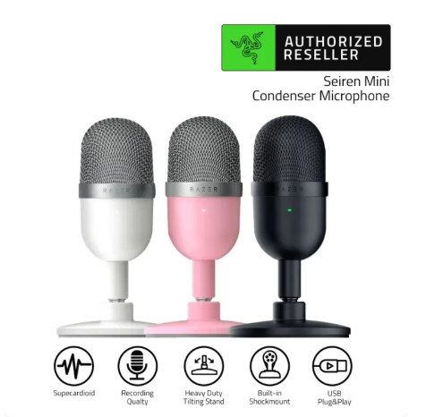 Razer Seiren Mini Ultra-Compact Condenser Microphone