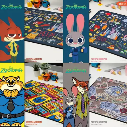 LOGA x Disney : Zootopia Mousepad Edition