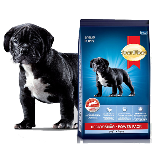 SmartHeart Power Pack Puppy อาหารเม็ดของสุนัข