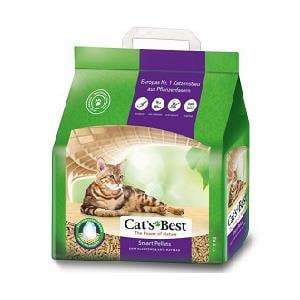 Cat's Best Smart Pellets Clumping Cat Litter (แคทส์เบสท์ สมาร์ท เพลเลทส์ ทรายแมวไม้สนธรรมชาติสูตรไม่ติดขน)