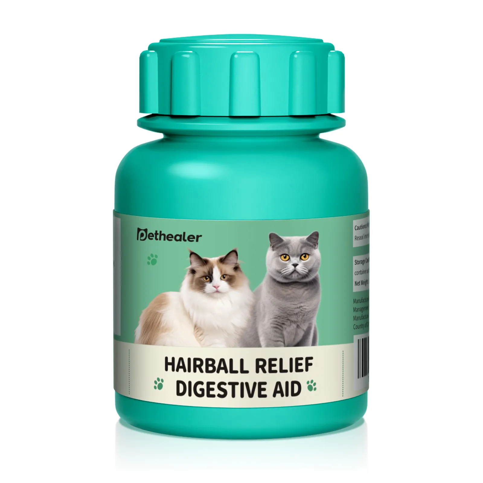 PETHEALER Cat Chews & Supplements (เพ็ทฮีลเลอร์ ขนมและอาหารเสริมชนิดเม็ดเคี้ยวสำหรับแมว สูตรดูแลก้อนขนและสุขภาพทางเดินอาหาร)