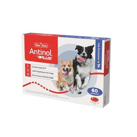 Antinol EAB-277 / PCSO-524 Joint & Mobility Supplement for Dogs and Cats (แอนตินอล ผลิตภัณฑ์เสริมอาหารบำรุงข้อต่อและลดการอักเสบสำหรับสุนัขและแมว)