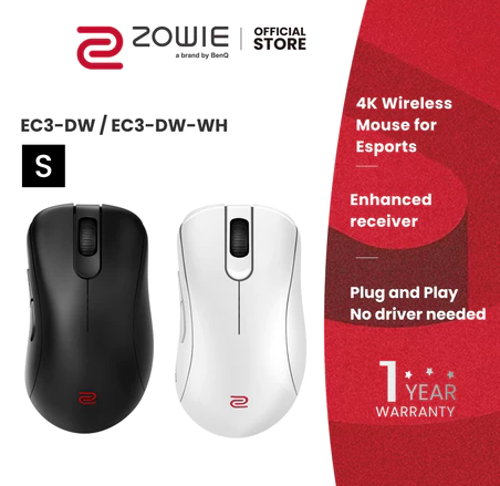 ZOWIE EC3-DW 4K Wireless Mouse for Esports