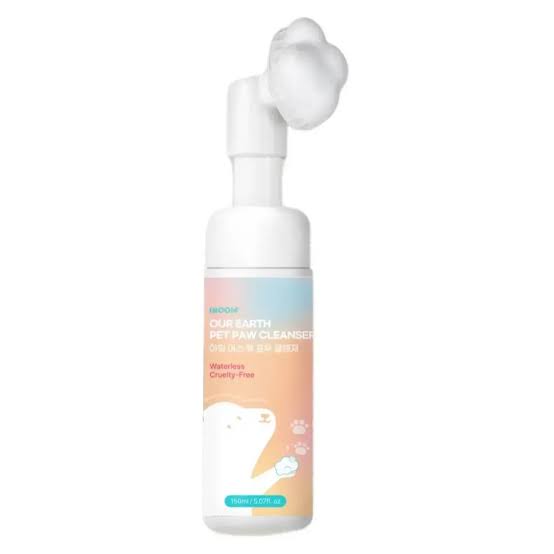 INOOM Our Earth Pet Paw Cleanser (อินูม อาวเวอร์ เอิร์ธ โฟมล้างอุ้งเท้าสัตว์เลี้ยง หัวแปรงซิลิโคน)