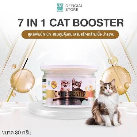 BETAPET Weight Gainer & Appetite Booster Vitamin Supplement for Cats (เบต้าเพ็ท วิตามินแมว สูตรเพิ่มน้ำหนัก ตัวแน่น บำรุงร่างกายและกระตุ้นความอยากอาหาร)