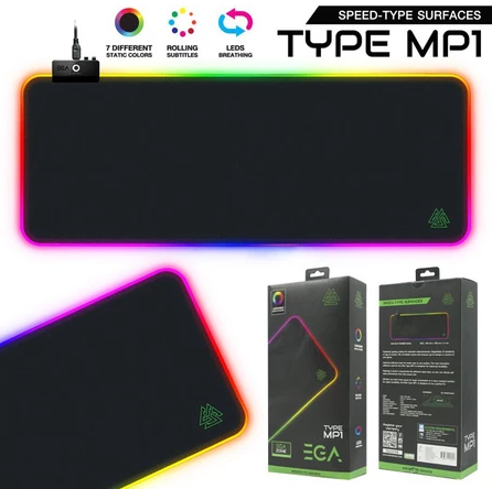 EGA TYPE MP1 RGB Gaming Mat