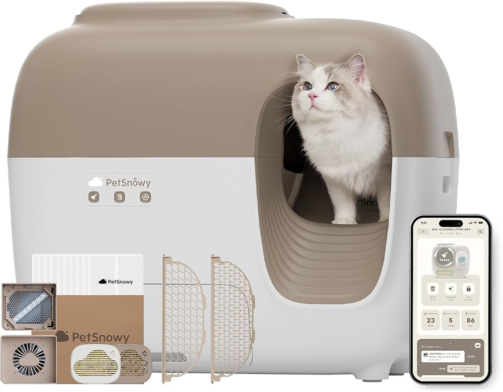 PetSnowy SNOW+ Self-Cleaning Litter Box (Model: PS-01)