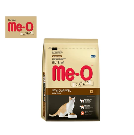 Me-O Gold Fit & Firm อาหารเม็ดของแมว