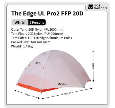 MOBI GARDEN The Edge UL pro2 Ultralight