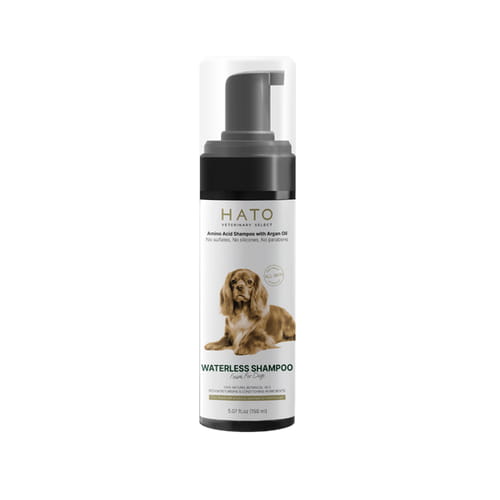 Hato No-Rinse Waterless Paw Cleansing Foam (ฮาโตะ โฟมทำความสะอาดอุ้งเท้าสัตว์เลี้ยง สูตรไม่ต้องล้างน้ำออก)