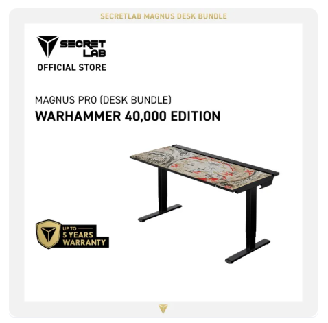 Secretlab MAGNUS Pro Bundle Warhammer Edition