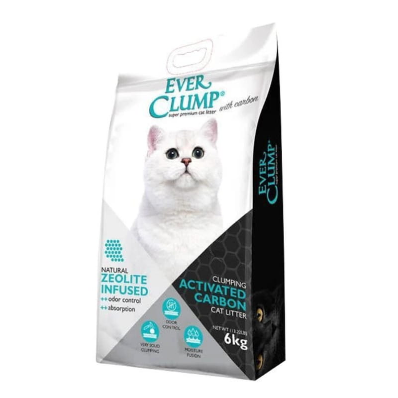 Everclump Premium Bentonite Cat Litter (เอเวอร์คลัมป์ ทรายแมวเบนโทไนท์ภูเขาไฟพรีเมียม)
